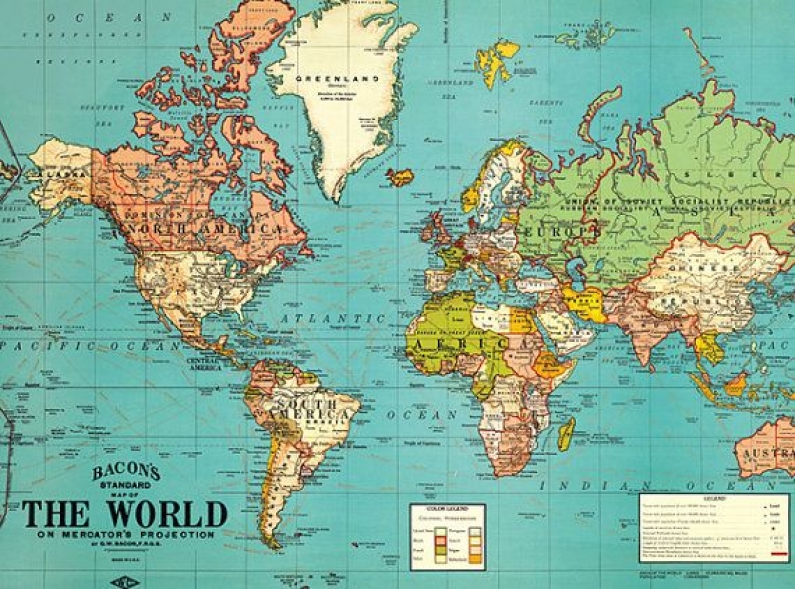 world map