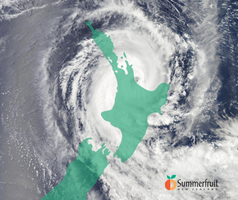 Cyclone Gabrielle Map